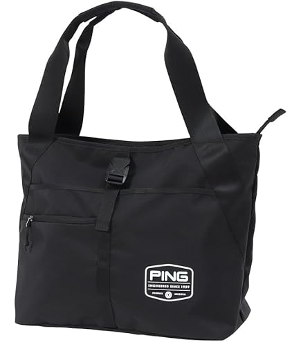 【未使用品 タグ付き】 ピン　PING ゴルフトートバッグ 大容量 レディース ピン（PING）（レディース）ゴルフ モノグラム ラウンドトート